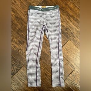 EUC Icebreaker Kids Merino Wool Base Layer leggings size 6